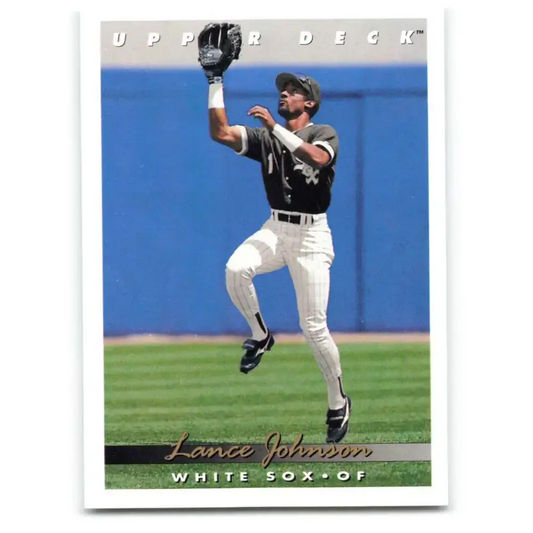 1993 Upper Deck #280 Lance Johnson VG Chicago White Sox Baseball Card - Baseball Card Single