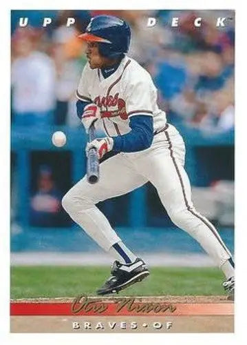 1993 Upper Deck #292 Otis Nixon NM-MT Braves - Baseball Card Single