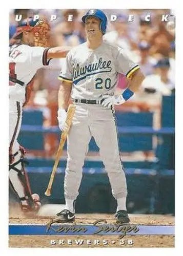 1993 Upper Deck #295 Kevin Seitzer NM-MT Brewers - Baseball Card Single