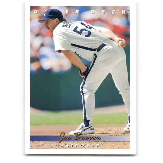 1993 Upper Deck #310 Joe Boever VG Houston Astros Baseball Card - Baseball Card Single