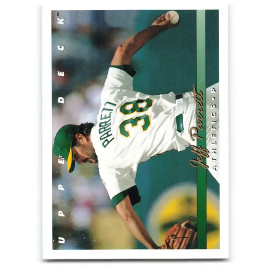 1993 Upper Deck #311 Jeff Parrett VG Oakland Athletics Baseball Card - Baseball Card Single