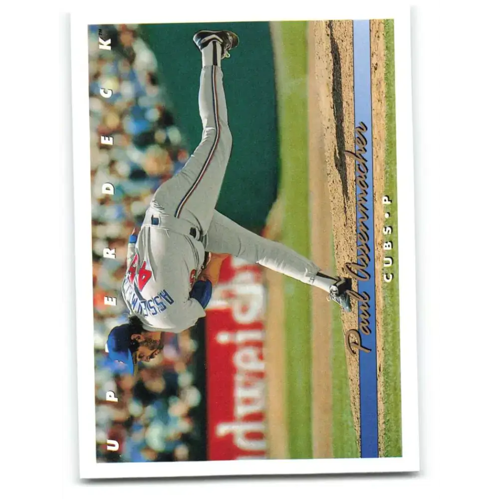 1993 Upper Deck #320 Paul Assenmacher VG Chicago Cubs Baseball Card - Baseball Card Single