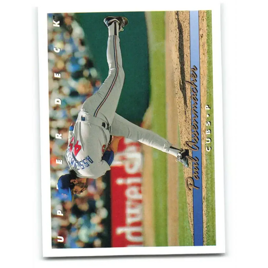 1993 Upper Deck #320 Paul Assenmacher VG Chicago Cubs Baseball Card - Baseball Card Single