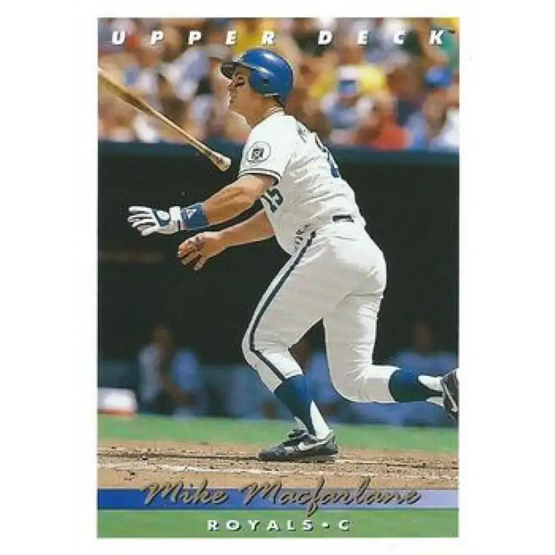1993 Upper Deck #327 Mike Macfarlane VG Kansas City Royals Baseball Card - Baseball Card Single