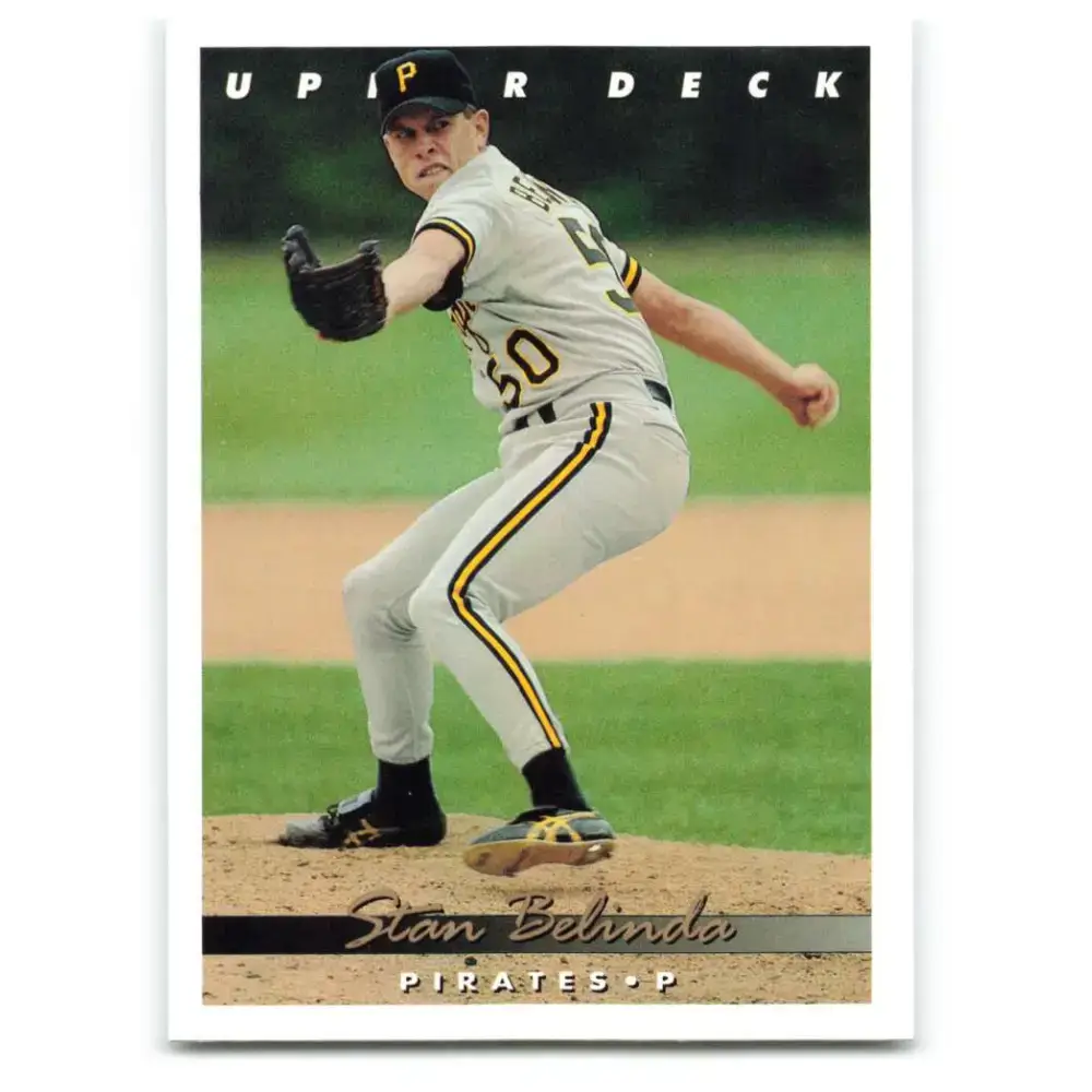 1993 Upper Deck #359 Stan Belinda VG Pittsburgh Pirates Baseball Card - Baseball Card Single