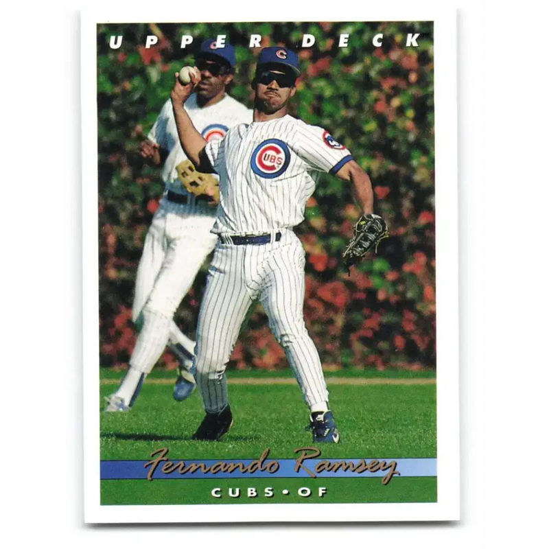 1993 Upper Deck #382 Fernando Ramsey VG RC Rookie Chicago Cubs Baseball Card - Baseball Card Single