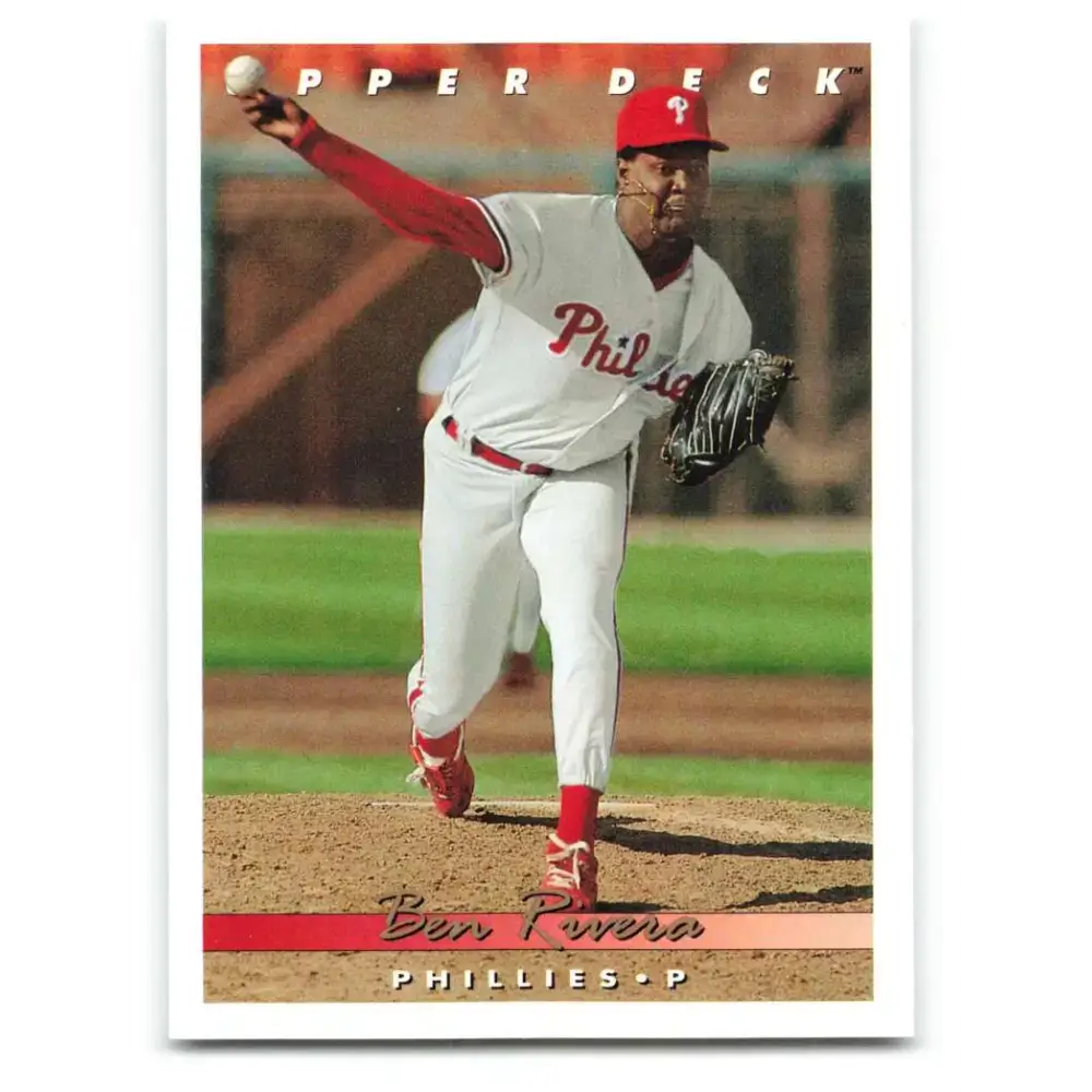 1993 Upper Deck #389 Ben Rivera VG Philadelphia Phillies Baseball Card - Baseball Card Single