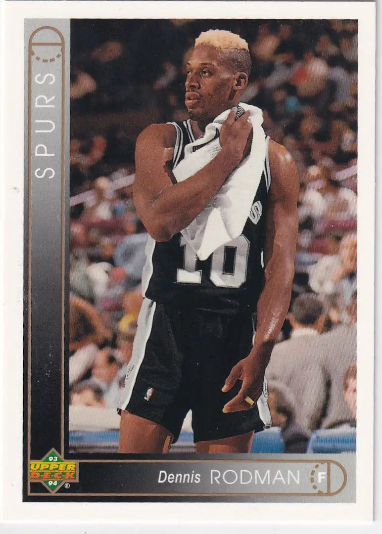 1993 UPPER DECK #396 DENNIS RODMAN- SAN ANTONIO SPURS - Basketball Card Single