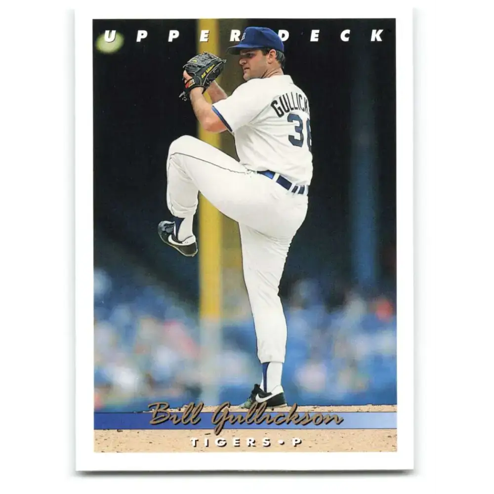 1993 Upper Deck #398 Bill Gullickson VG Detroit Tigers Baseball Card - Baseball Card Single