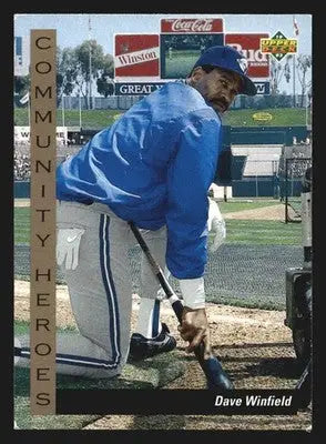 1993 Upper Deck #40 Dave Winfield Community Heroes Blue Jays HOF - Baseball Card Single
