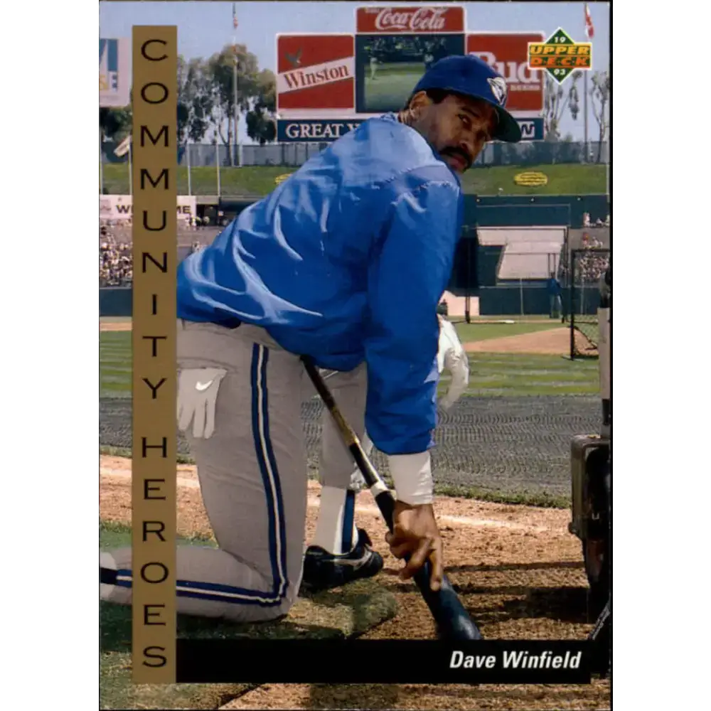 1993 Upper Deck #40 Dave Winfield VG Toronto Blue Jays Baseball Card - Baseball Card Single