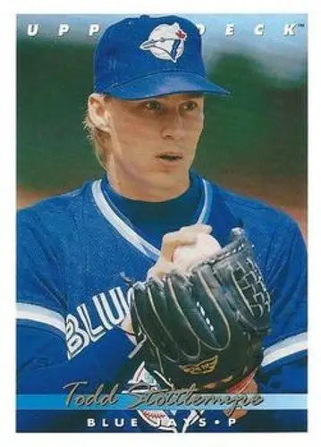 Original gloss 1993 Upper Deck Todd Stottlemyre Blue Jays baseball card