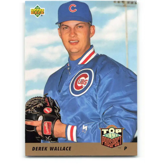 1993 Upper Deck #429 Derek Wallace VG RC Rookie Chicago Cubs Baseball Card - Baseball Card Single