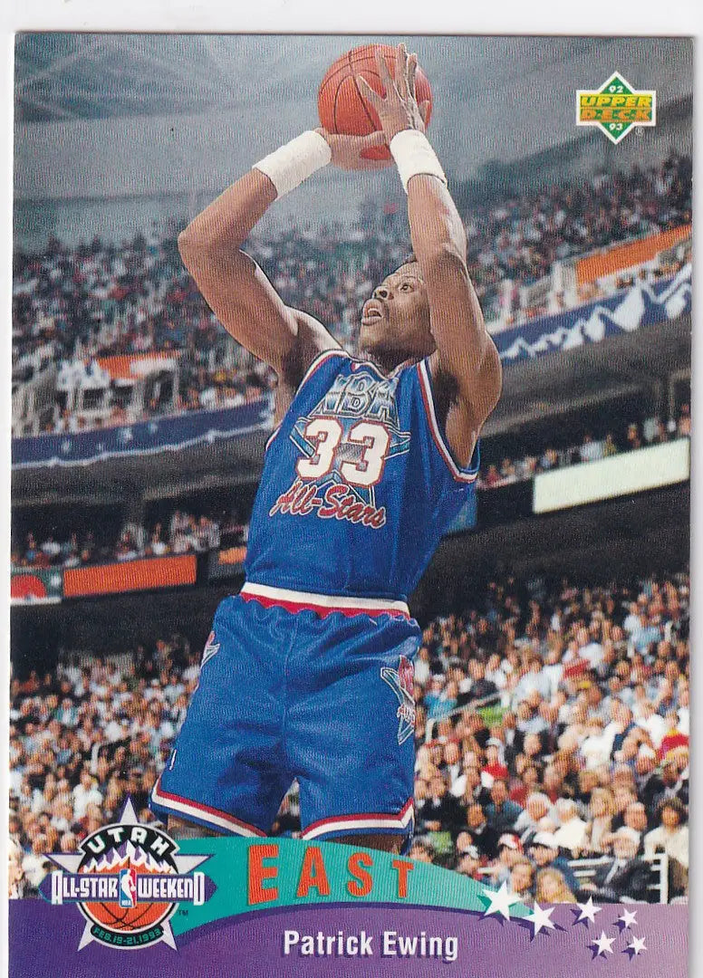 1993 UPPER DECK #429 PATRICK EWING EAST ALL STAR- NEW YORK KNICKS - Basketball Card Single