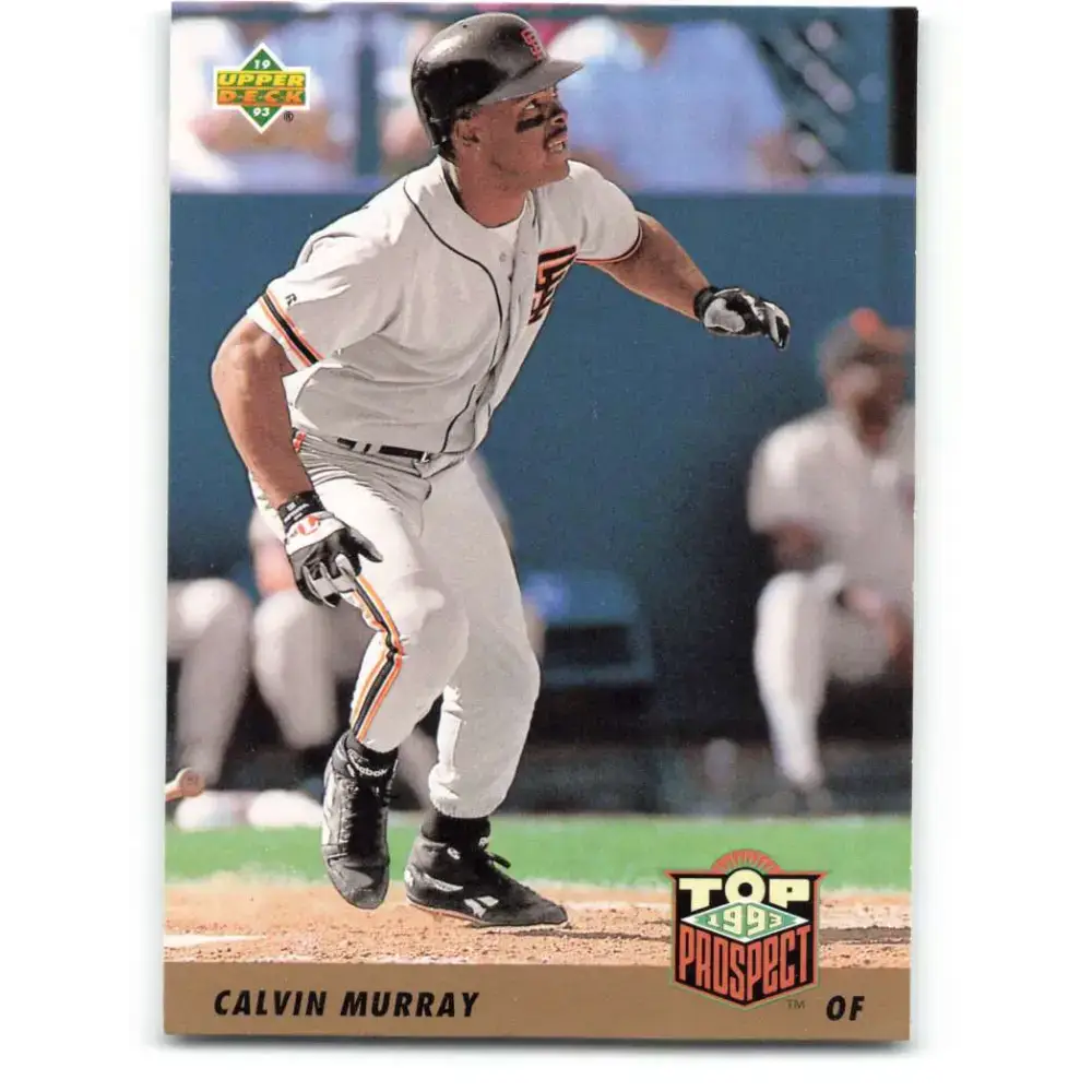 1993 Upper Deck #432 Calvin Murray VG San Francisco Giants Baseball Card - Baseball Card Single