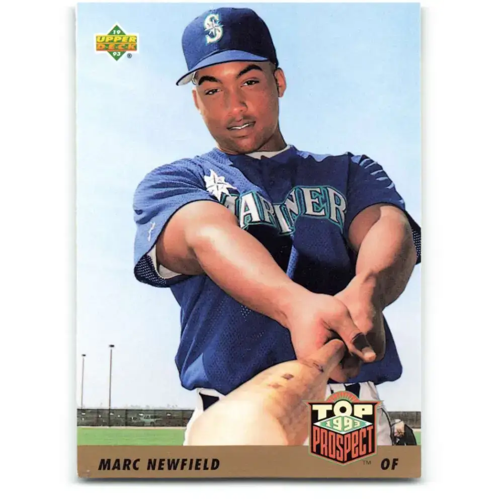 1993 Upper Deck #434 Marc Newfield VG Seattle Mariners Baseball Card - Baseball Card Single