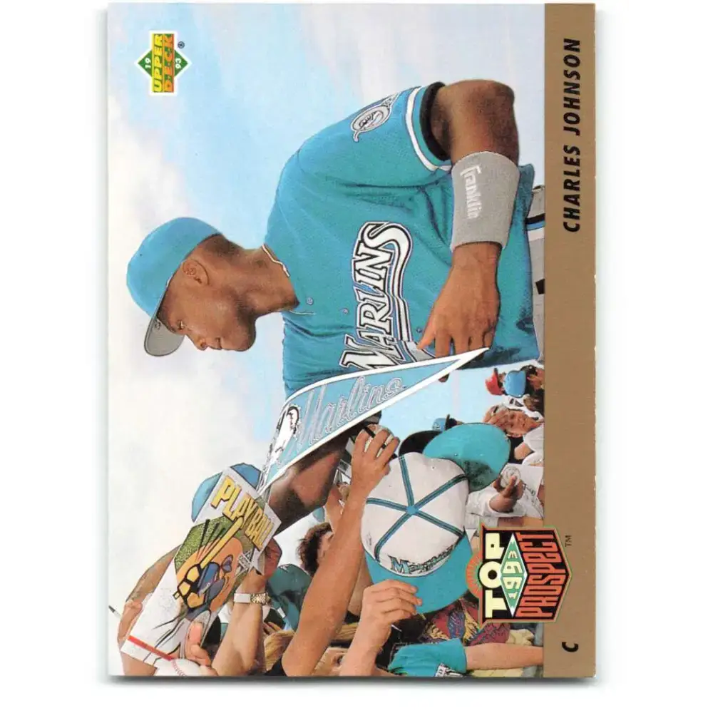 1993 Upper Deck #435 Charles Johnson VG Florida Marlins Baseball Card - Baseball Card Single