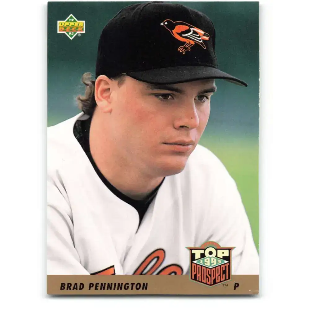 1993 Upper Deck #437 Brad Pennington TP VG Baltimore Orioles Baseball Card - Baseball Card Single