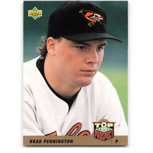 1993 Upper Deck #437 Brad Pennington TP VG Baltimore Orioles Baseball Card - Baseball Card Single