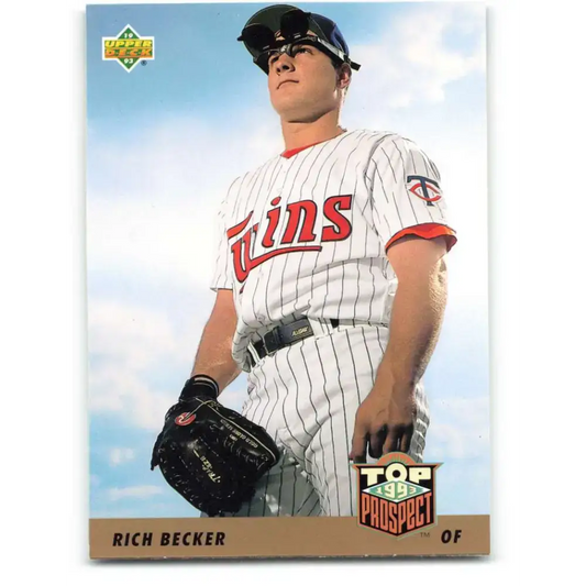 1993 Upper Deck #447 Rich Becker VG Minnesota Twins Baseball Card - Baseball Card Single