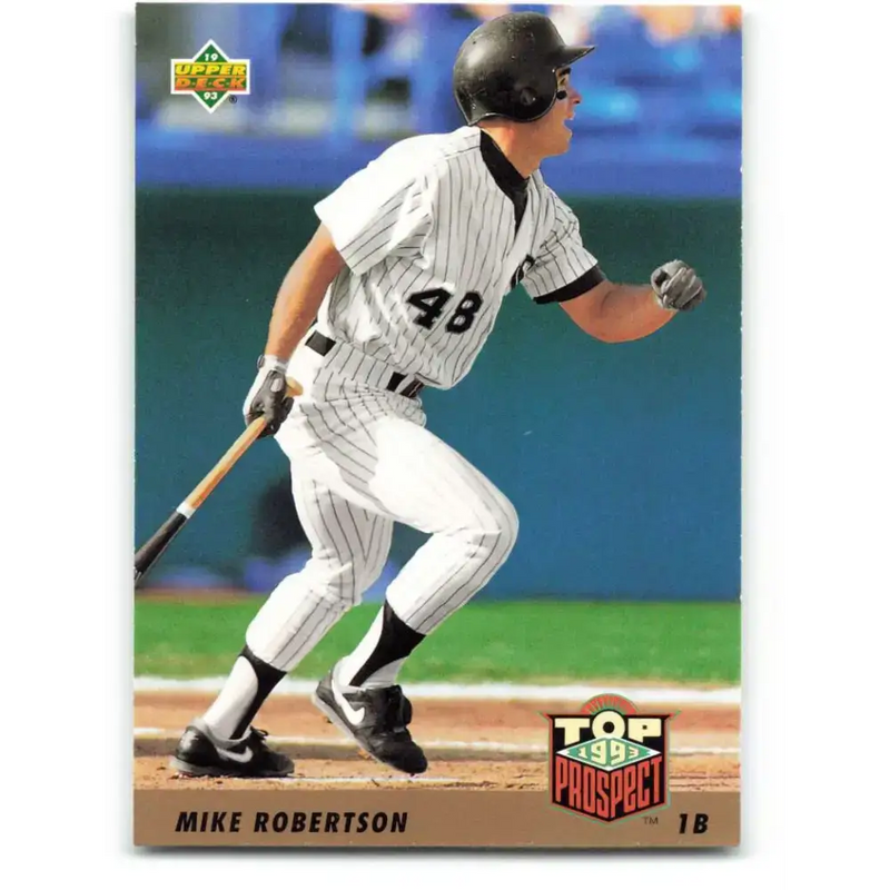 1993 Upper Deck #448 Mike Robertson TP VG Chicago White Sox Baseball Card - Baseball Card Single