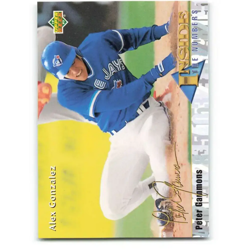 1993 Upper Deck #456 Alex Gonzalez VG Toronto Blue Jays Baseball Card - Baseball Card Single