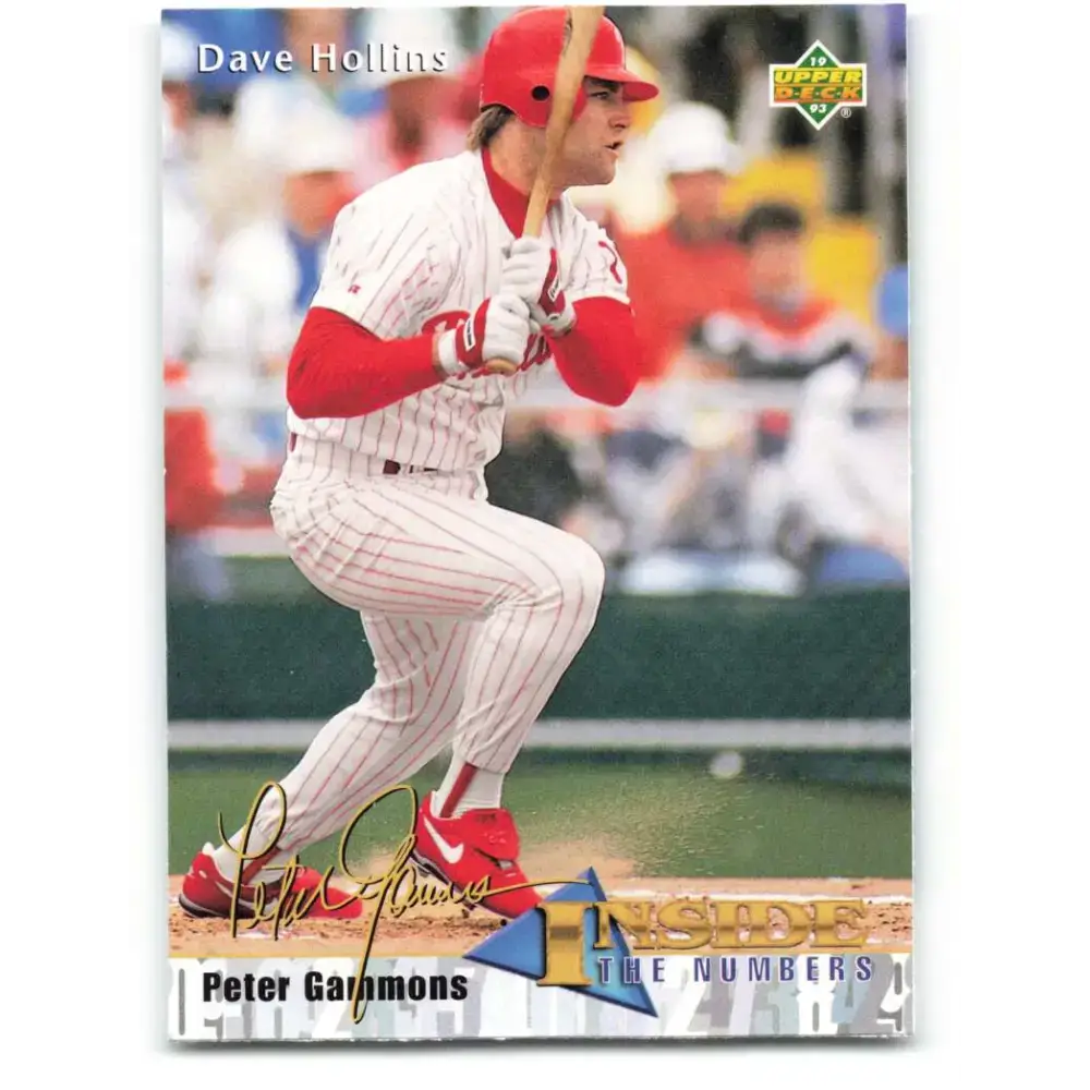 1993 Upper Deck #458 Dave Hollins VG Philadelphia Phillies Baseball Card - Baseball Card Single