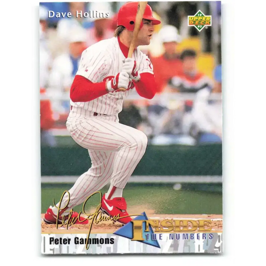 1993 Upper Deck #458 Dave Hollins VG Philadelphia Phillies Baseball Card - Baseball Card Single