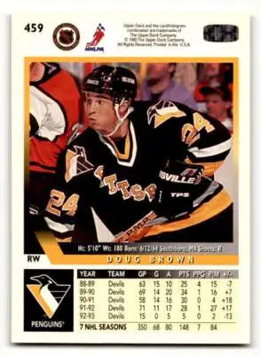 1993 Upper Deck #459 Doug Brown ID:46804 - Hockey Card Single