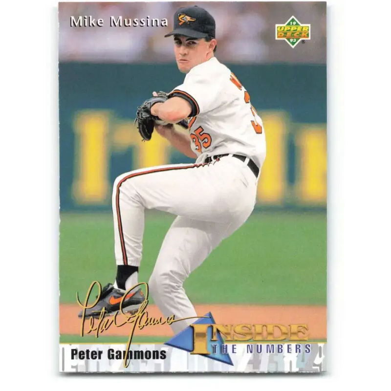 1993 Upper Deck #463 Mike Mussina VG Baltimore Orioles Baseball Card - Baseball Card Single