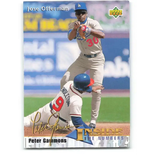 1993 Upper Deck #464 Jose Offerman VG Los Angeles Dodgers Baseball Card - Baseball Card Single