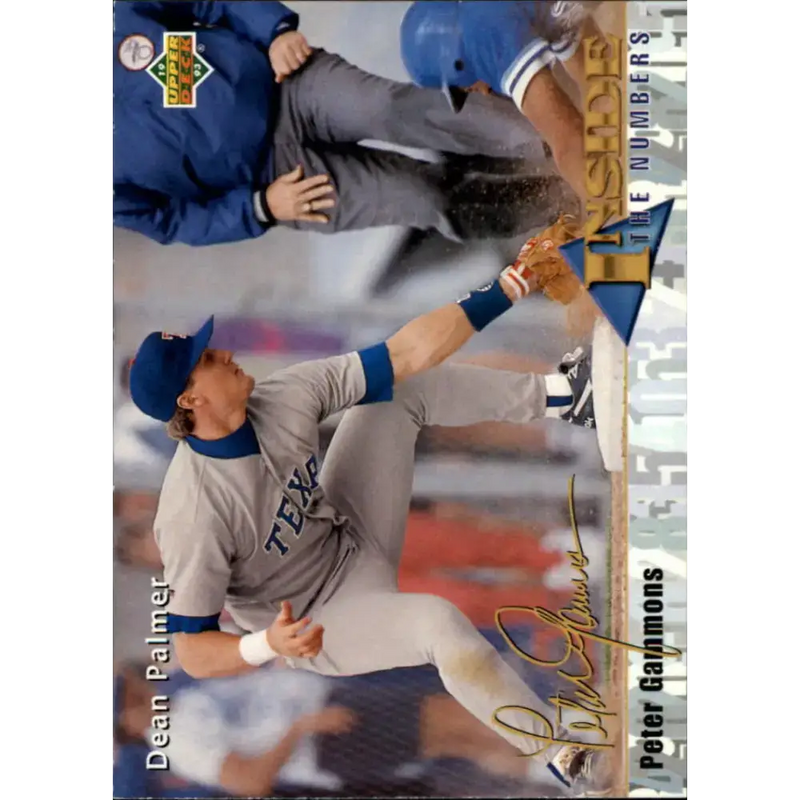 1993 Upper Deck #465 Dean Palmer VG Texas Rangers Baseball Card - Baseball Card Single