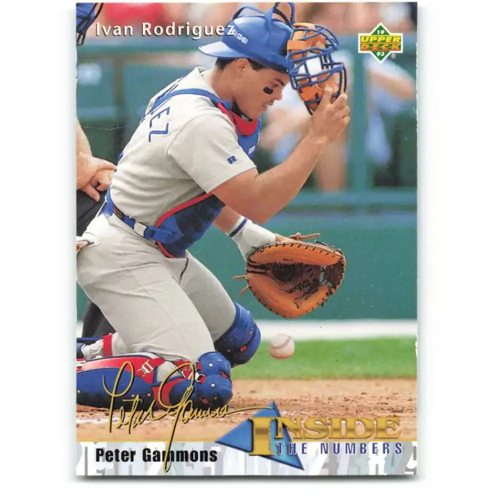 1993 Upper Deck #468 Ivan Rodriguez VG Texas Rangers Baseball Card - Baseball Card Single