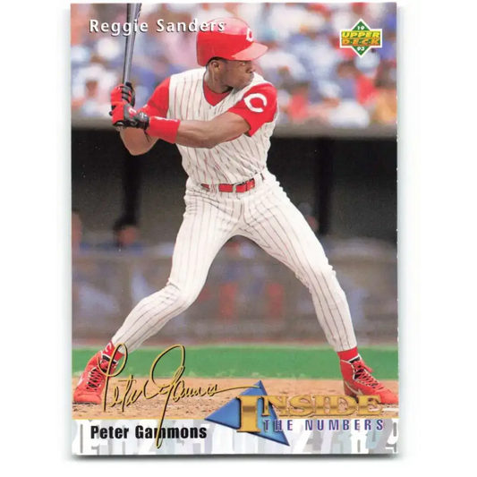 1993 Upper Deck #469 Reggie Sanders VG Cincinnati Reds Baseball Card - Baseball Card Single