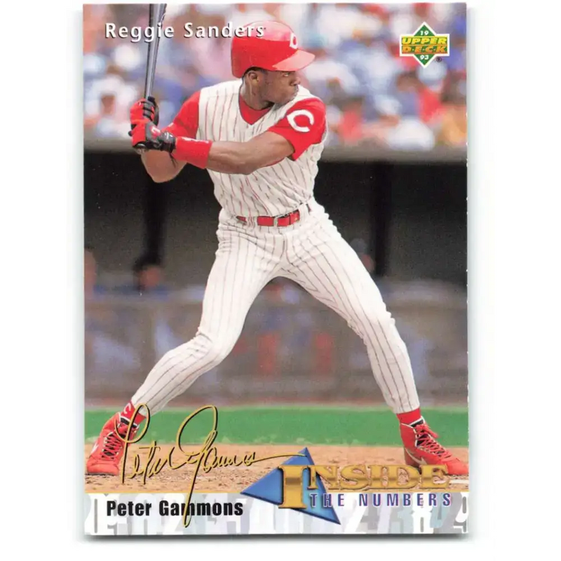 1993 Upper Deck #469 Reggie Sanders VG Cincinnati Reds Baseball Card - Baseball Card Single
