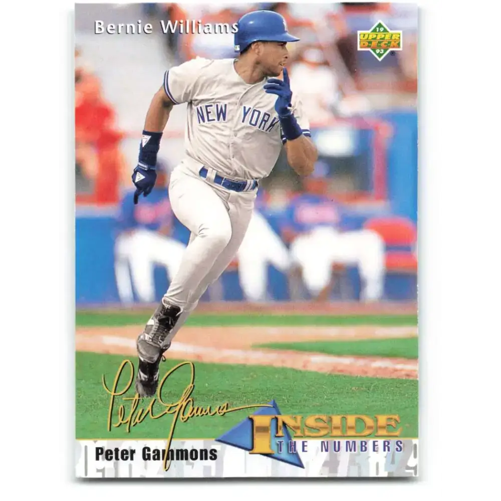 1993 Upper Deck #470 Bernie Williams VG New York Yankees Baseball Card - Baseball Card Single