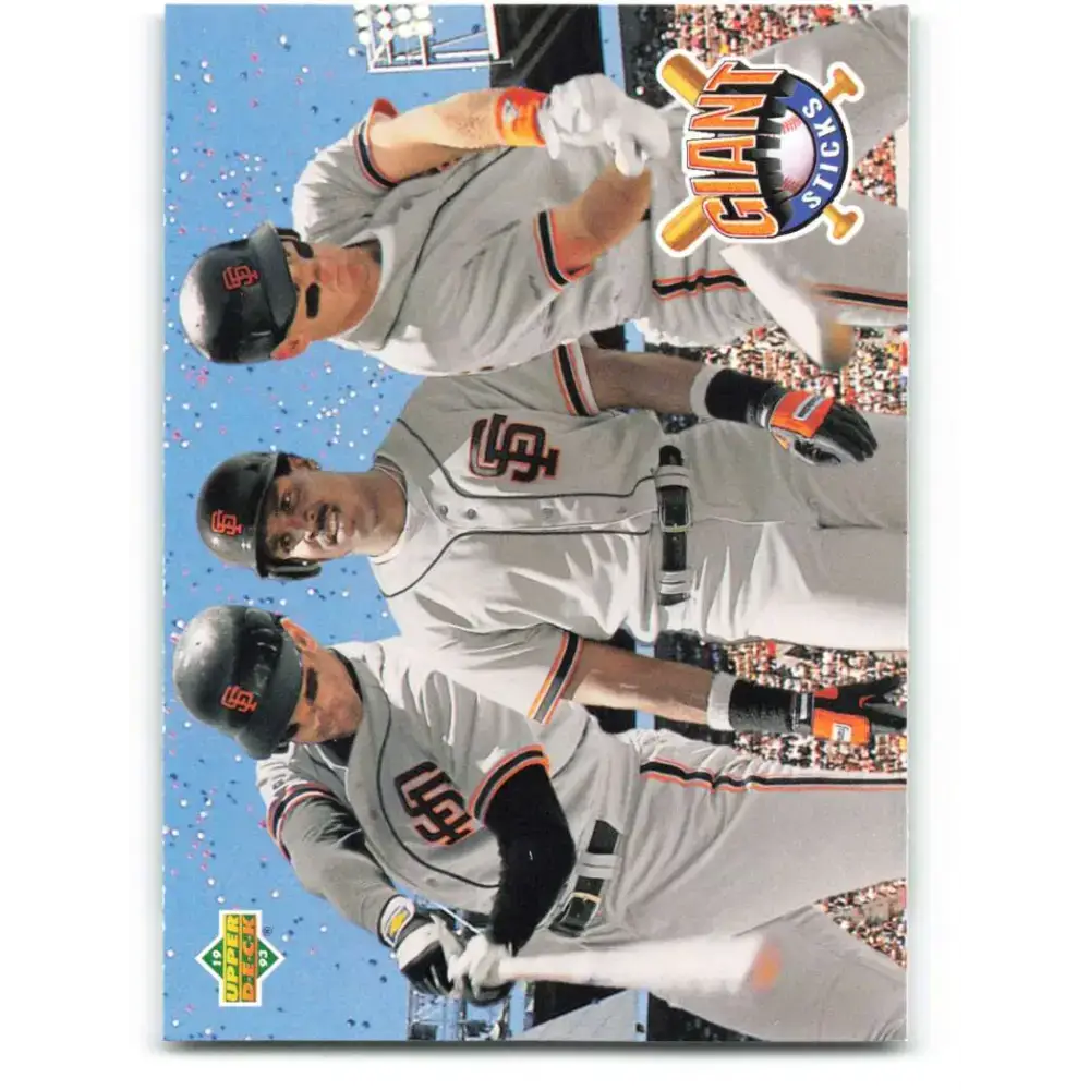 1993 Upper Deck #476 Will Clark/Barry Bonds/Matt Williams VG San Francisco Giants Baseball Card - Baseball Card Single