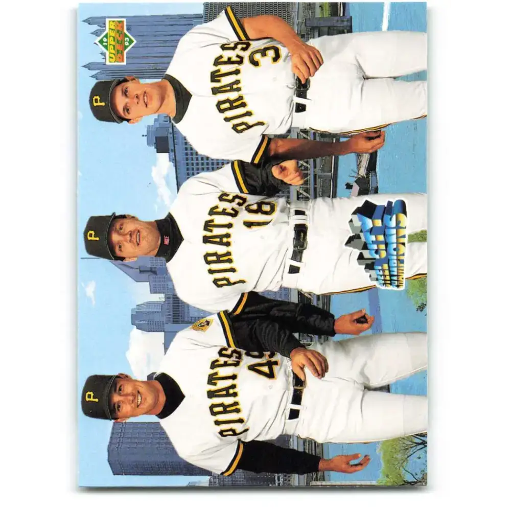 1993 Upper Deck #480 Tim Wakefield/Andy Van Slyke/Jay Bell VG Pittsburgh Pirates Baseball Card - Baseball Card Single