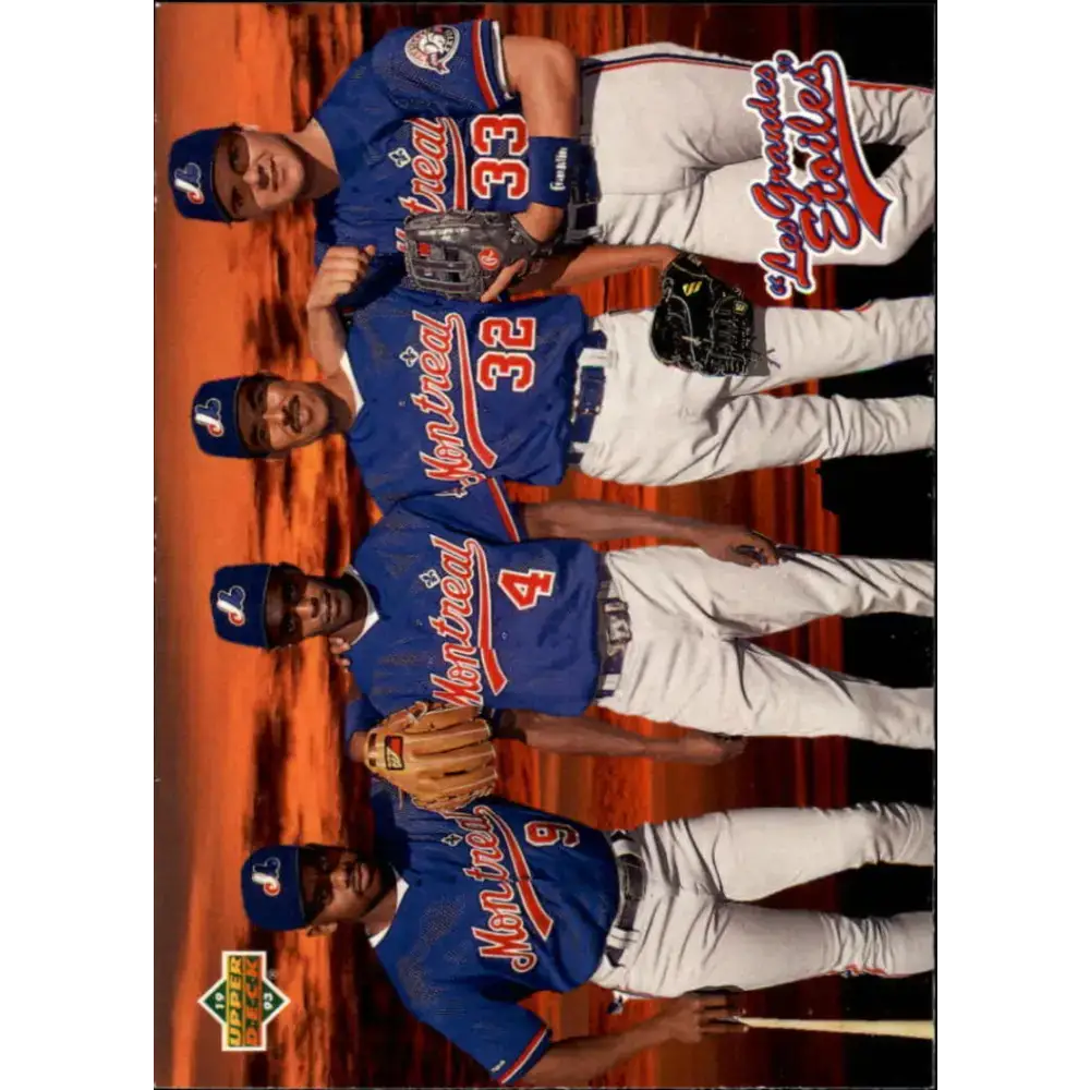 1993 Upper Deck #481 Marquis Grissom/Delino DeShields/Dennis Martinez/Larry Walker VG Montreal Expos Baseball Card