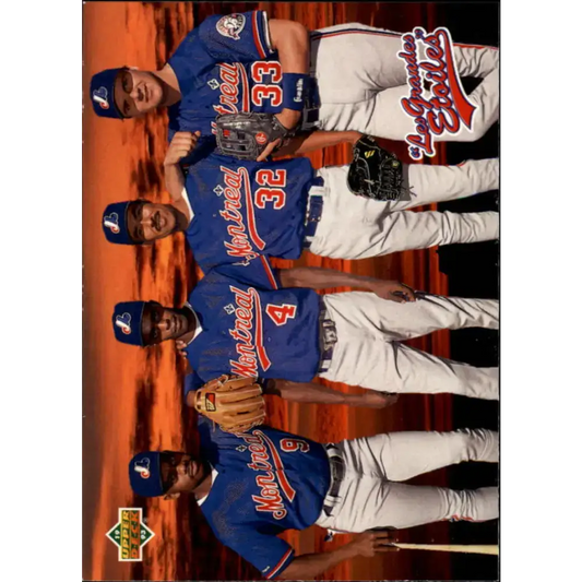 1993 Upper Deck #481 Marquis Grissom/Delino DeShields/Dennis Martinez/Larry Walker VG Montreal Expos Baseball Card