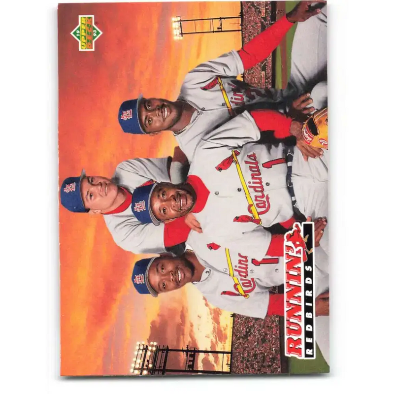 1993 Upper Deck #482 Geronimo Pena/Ray Lankford/Ozzie Smith/Bernard Gilkey VG St. Louis Cardinals Baseball Card