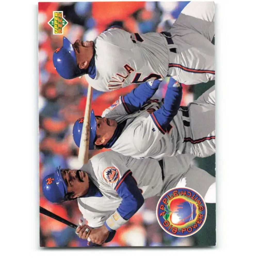 1993 Upper Deck #484 Eddie Murray/Howard Johnson/Bobby Bonilla VG New York Mets Baseball Card - Baseball Card Single