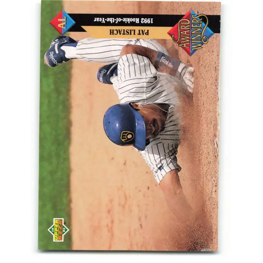 1993 Upper Deck #491 Pat Listach AW VG Milwaukee Brewers Baseball Card - Baseball Card Single