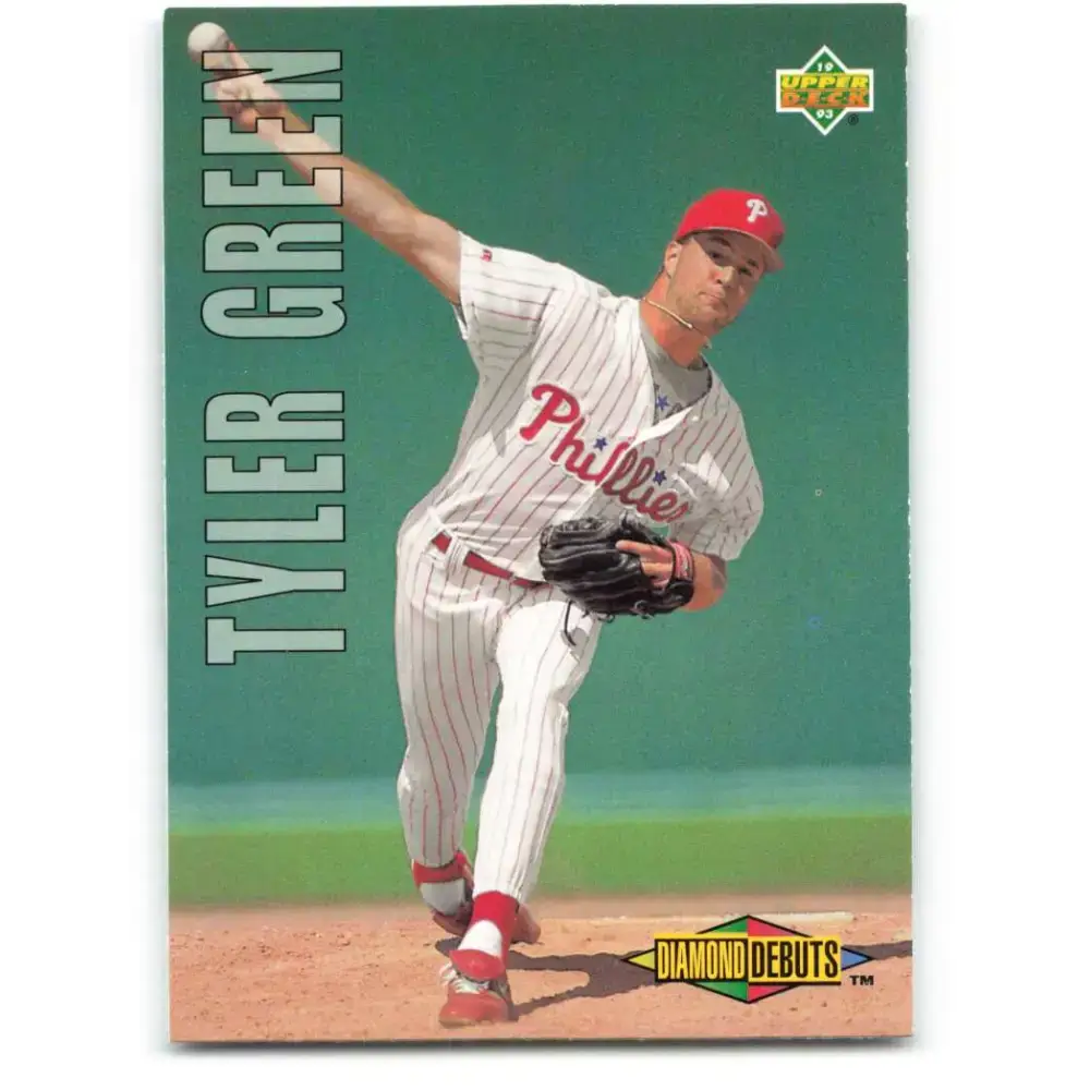 1993 Upper Deck #505 Tyler Green VG Philadelphia Phillies Baseball Card - Baseball Card Single