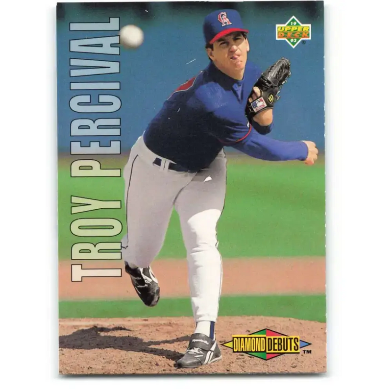 1993 Upper Deck #507 Troy Percival VG California Angels Baseball Card - Baseball Card Single