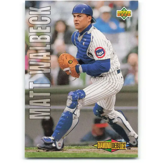 1993 Upper Deck #509 Matt Walbeck VG RC Rookie Chicago Cubs Baseball Card - Baseball Card Single