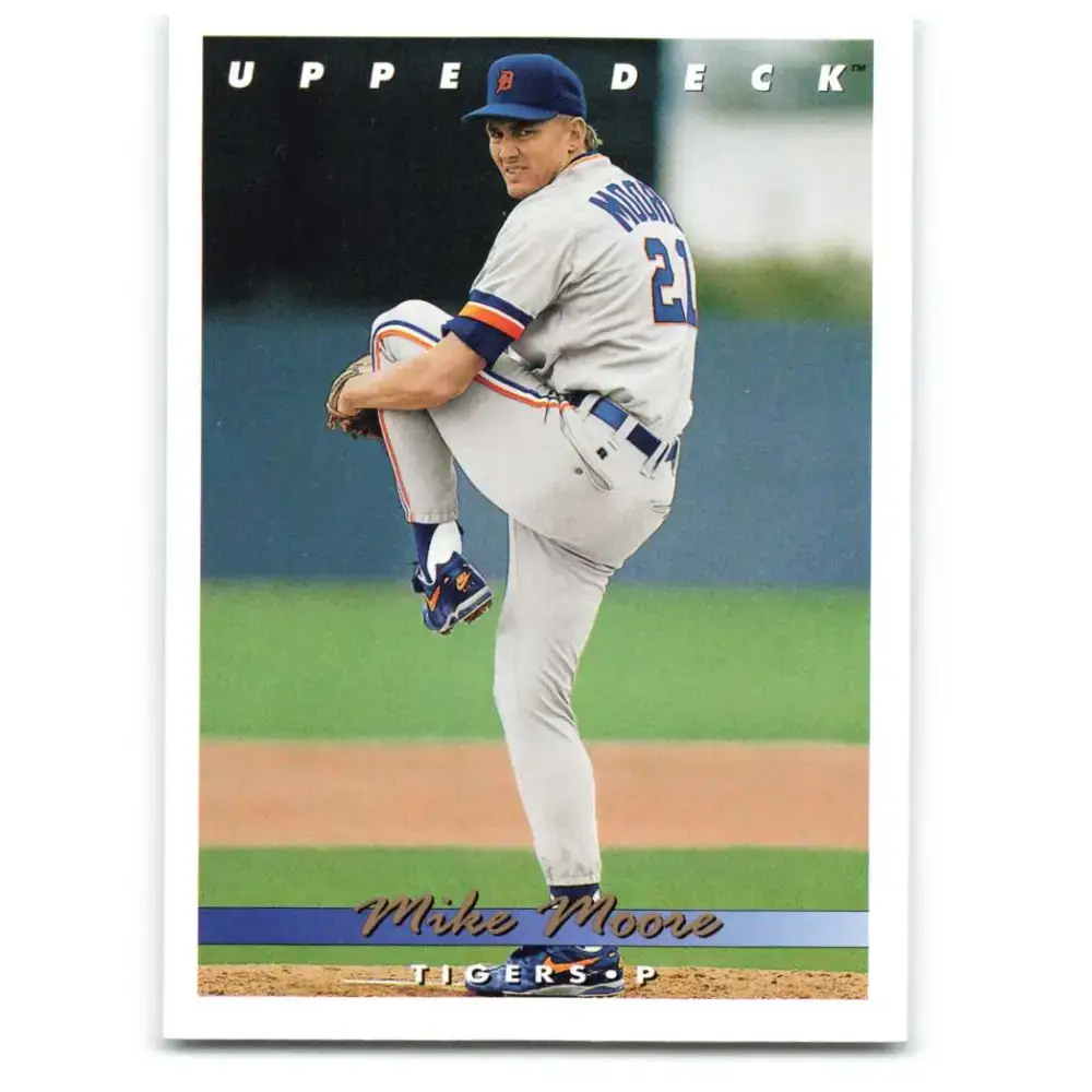 1993 Upper Deck #512 Mike Moore VG Detroit Tigers Baseball Card - Baseball Card Single