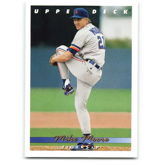 1993 Upper Deck #512 Mike Moore VG Detroit Tigers Baseball Card - Baseball Card Single