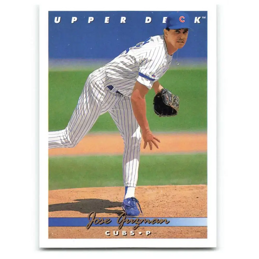 1993 Upper Deck #515 Jose Guzman VG Chicago Cubs Baseball Card - Baseball Card Single