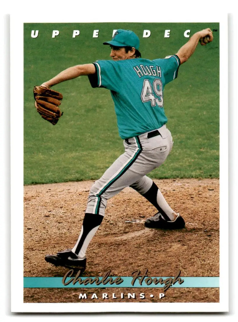 1993 Upper Deck #518 Charlie Hough - Baseball Card Single